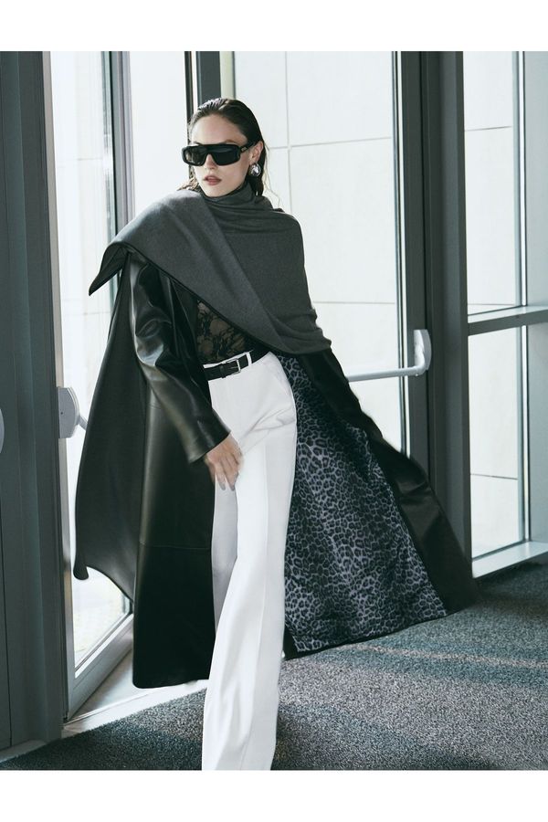 Koton Koton Black Women's Coat