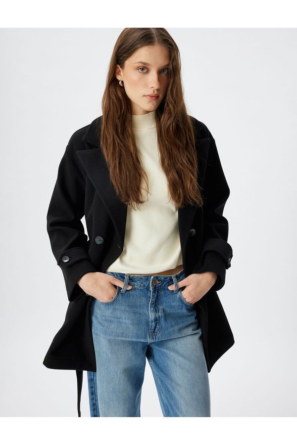 Koton Koton Black Women's Coat
