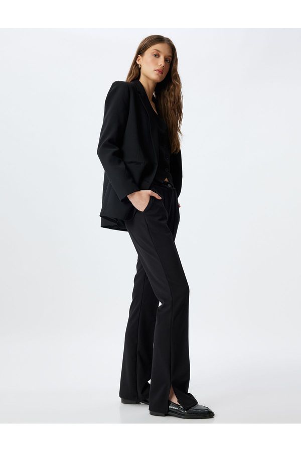 Koton Koton Black Women's Trousers