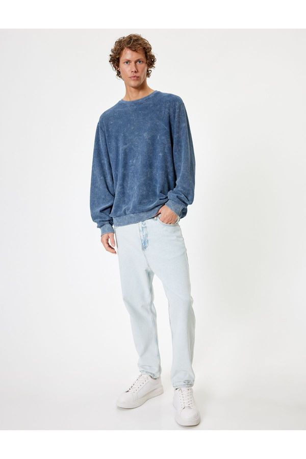 Koton Koton Buttoned Regular Waist Cotton Loose Fit Jeans - Steve Jean