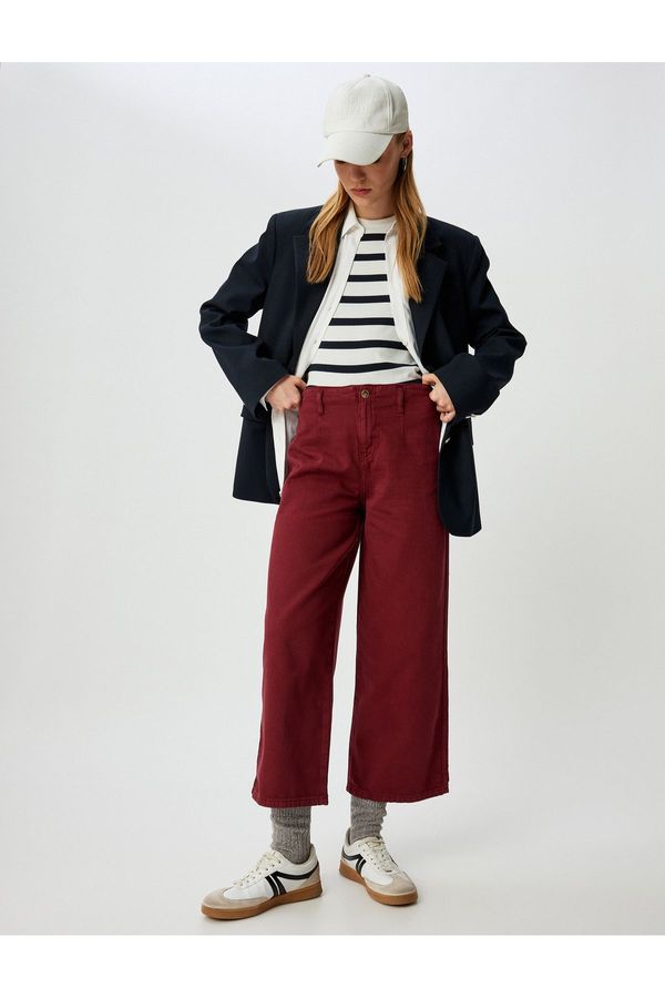 Koton Koton Claret Red Women's Jeans