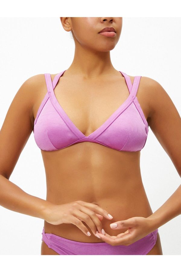 Koton Koton Cross-Strings Bikini Tops