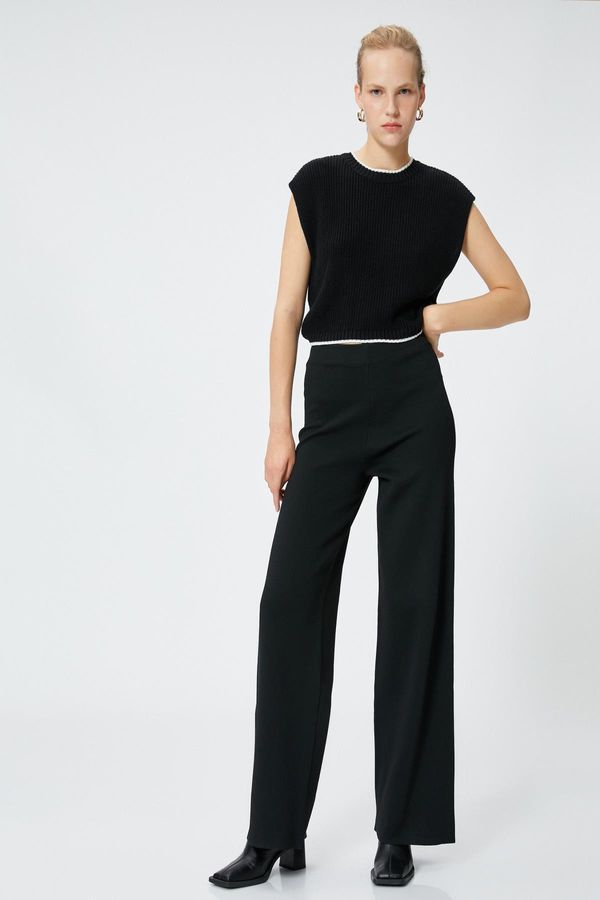 Koton Koton Дамски черни дънки