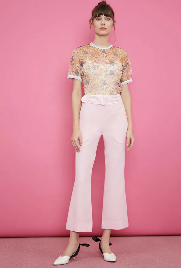 Koton Koton Дамски розови панталони