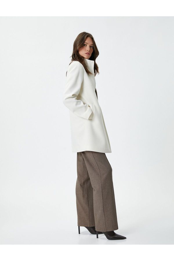 Koton Koton Дамско Екрю Палто