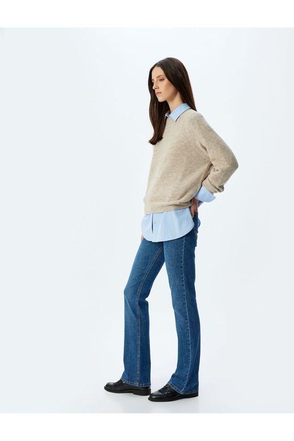 Koton Koton Dark Indigo Women's Jeans