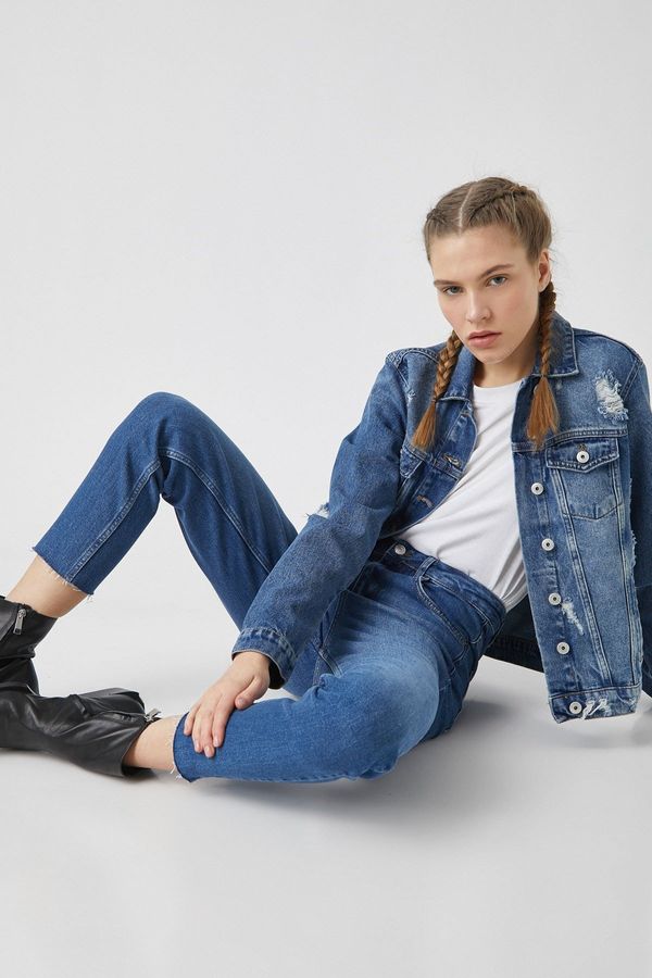 Koton Котон дънки - оранжево - мама