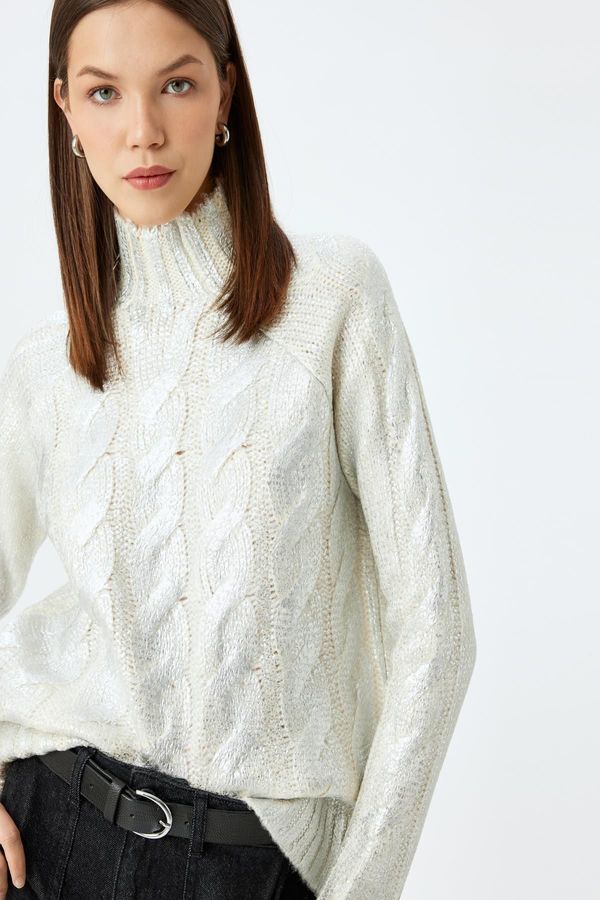 Koton Koton Ecru Women's Sweater