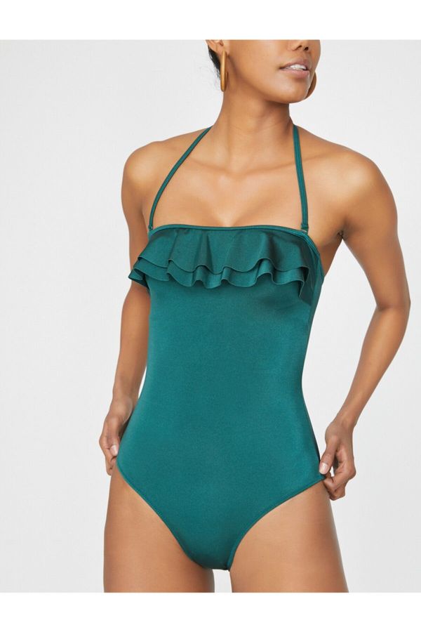 Koton Koton Frill Detailed Swimsuit