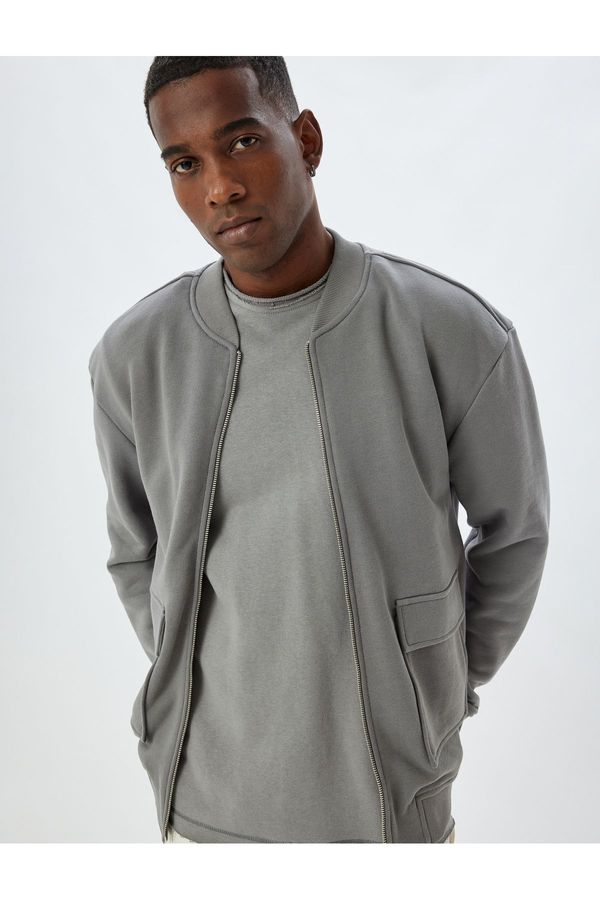 Koton Koton Gray Men's Adult Jacket