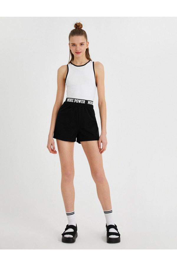 Koton Koton High Waist Mini Shorts