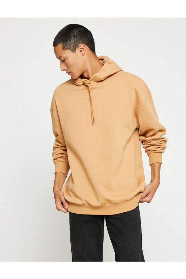 Koton Koton Hooded Oversized Sweatshirt Long Sleeve Shards