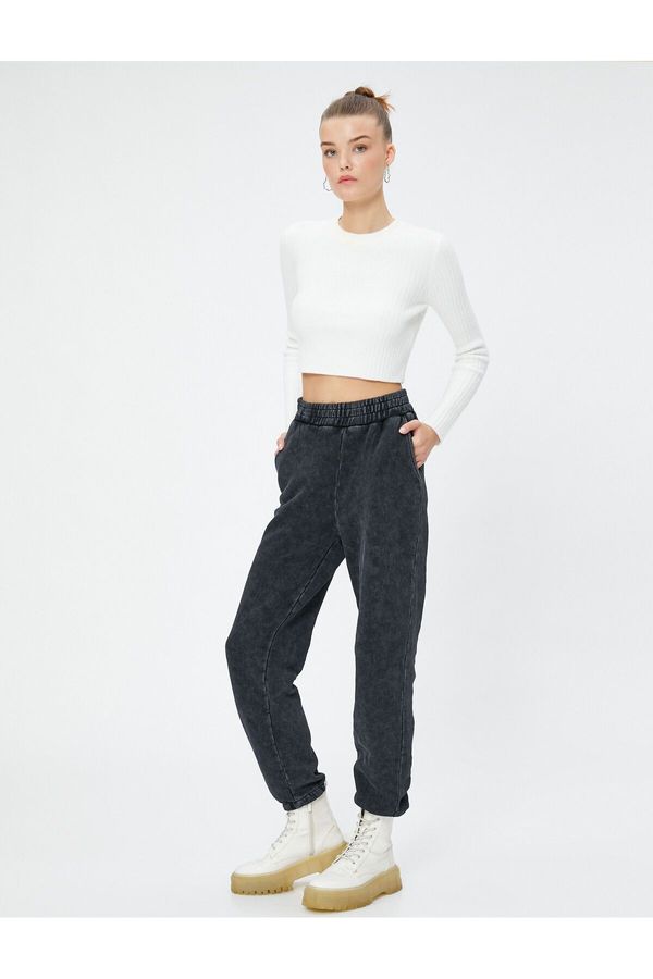 Koton Koton Jogger Sweatpants Изпрана еластична талия, удобна кройка. С джоб.