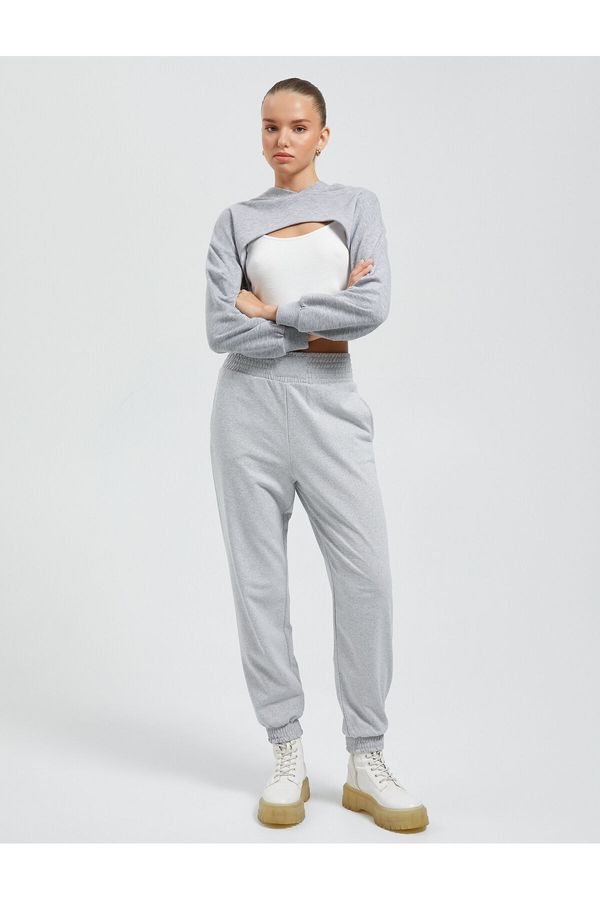 Koton Koton Jogger Sweatpants висока талия с джобни детайли.
