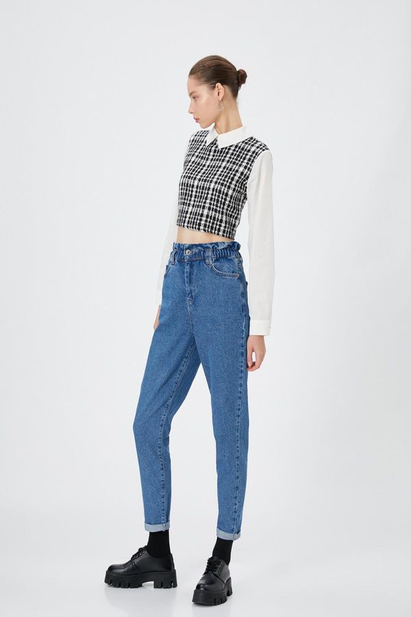 Koton Koton Medium Indigo Дамски дънки