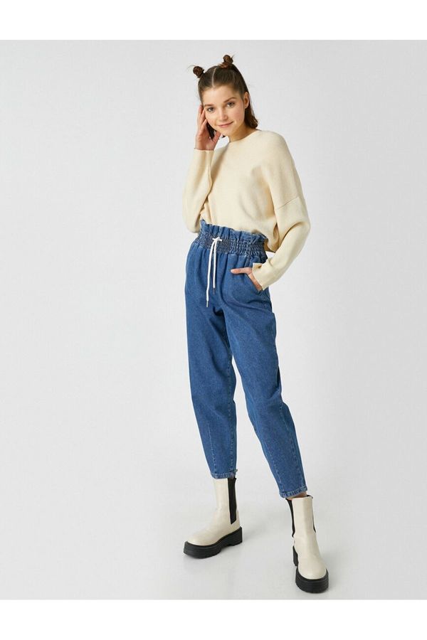 Koton Koton Medium Indigo Women's Jeans, 1 cm 47068 cm.