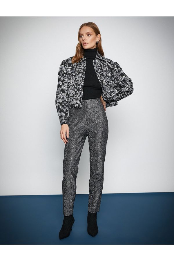 Koton Koton Melis Ağazat X - Блестящи цигарени панталони