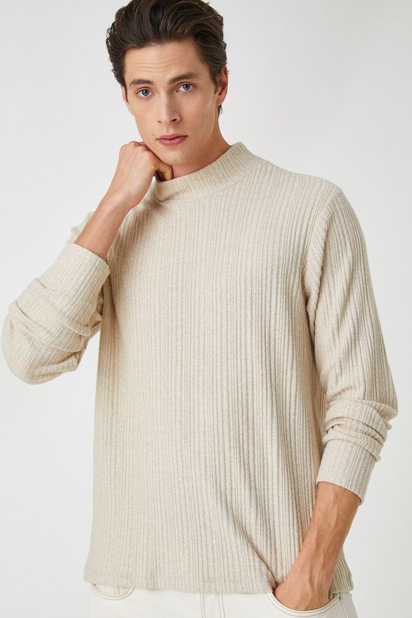 Koton Koton Men's Beige Sweater