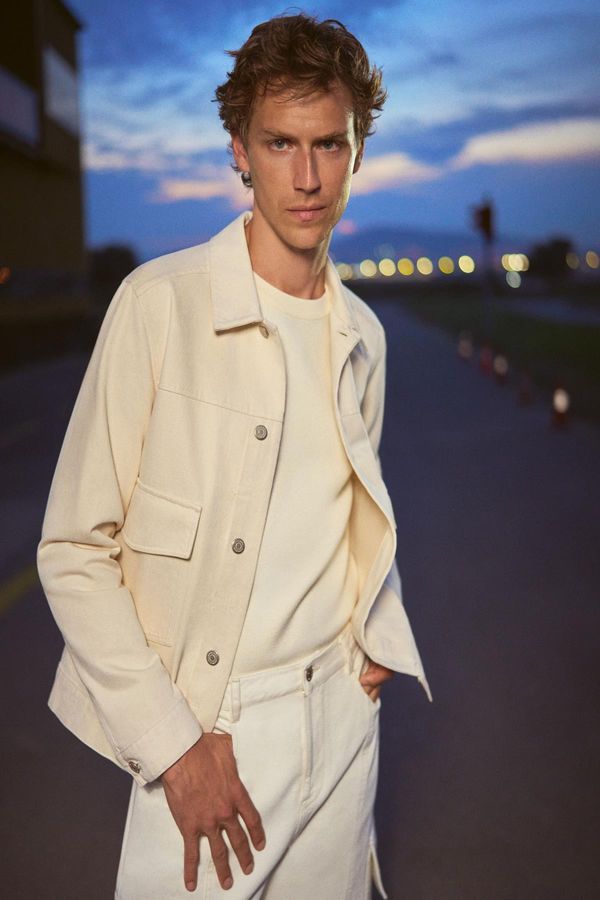 Koton Koton Men's Ecru Jacket