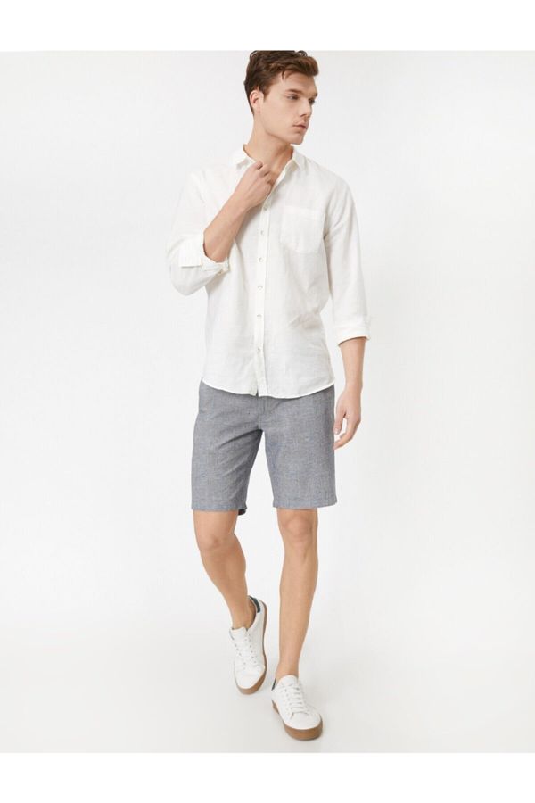 Koton Koton Men's Navy Blue Shorts & Bermudas