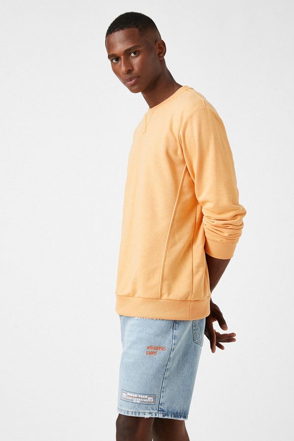 Koton Koton Men's Salmon Sweatshirt