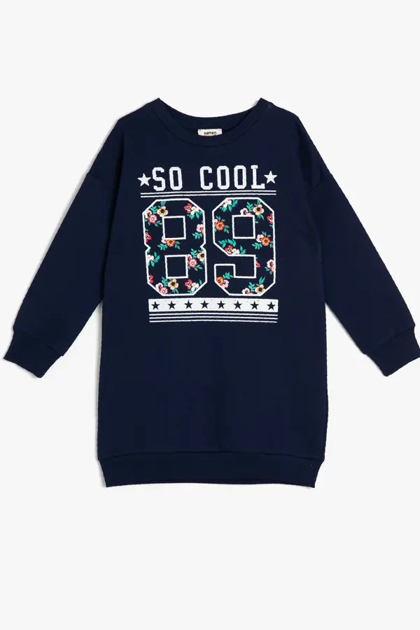 Koton Koton Navy Blue Girls' Dress