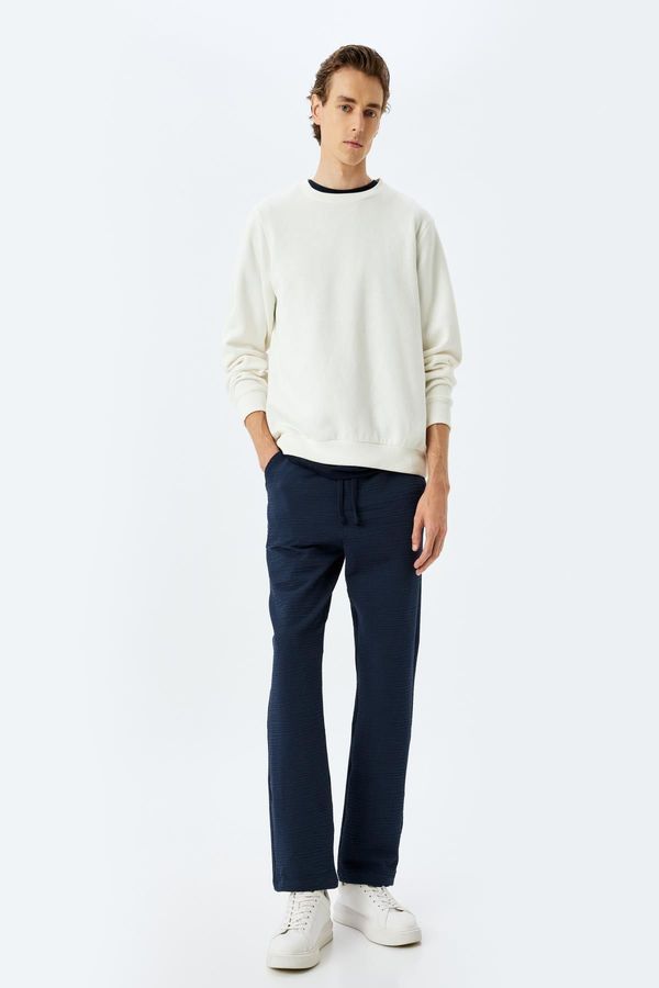 Koton Koton Navy Blue Men's Sweatpants