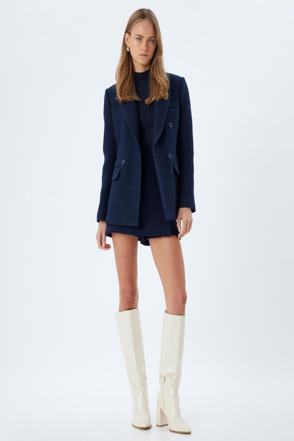 Koton Koton Navy Blue Women's Jacket