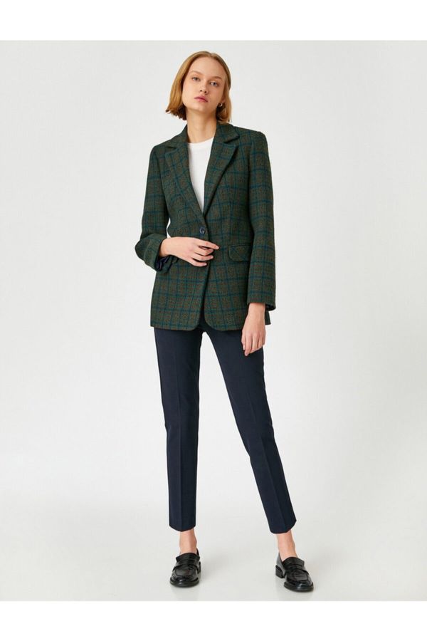 Koton Котон панталон - тъмно син - тънък