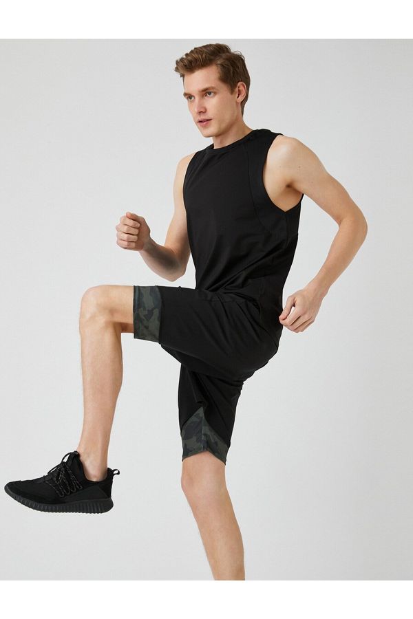 Koton Koton Patterned Sports Tights Shorts