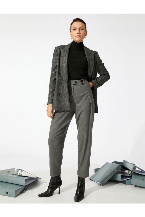 Koton Котон плисиран морков панталон