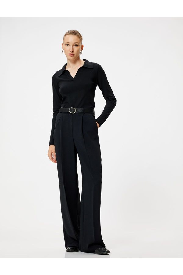 Koton Koton Polo Neck Knitwear Sweater Long Sleeve