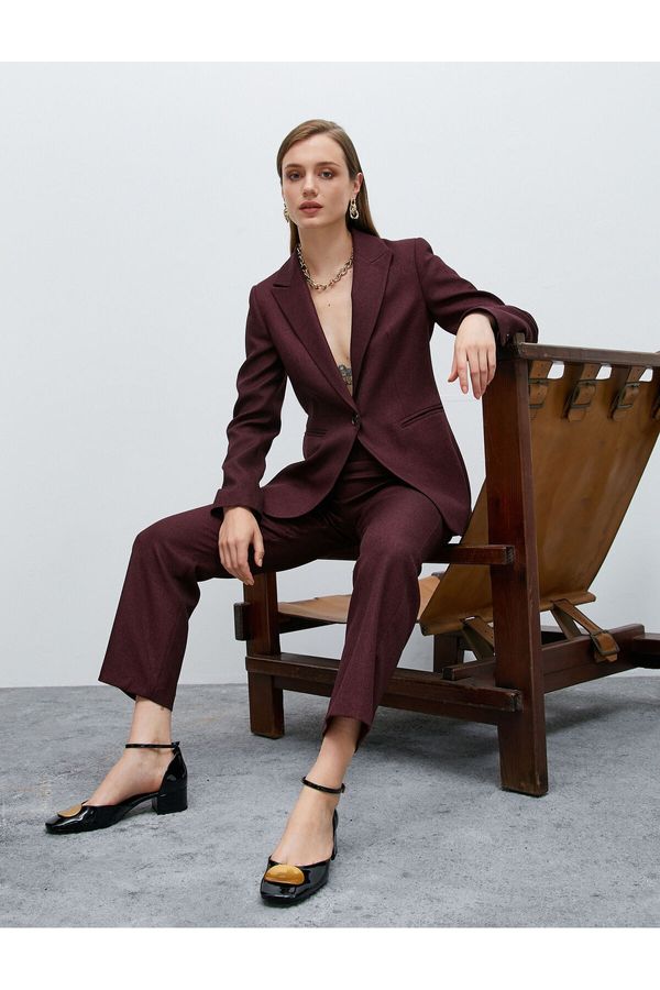 Koton Koton Прав крак панталони висока талия