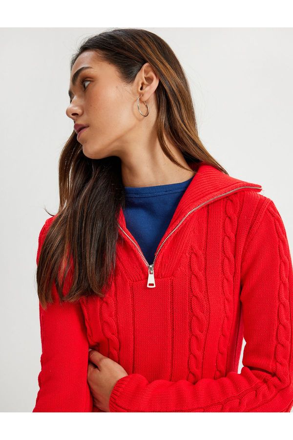 Koton Koton Red Women's Sweater