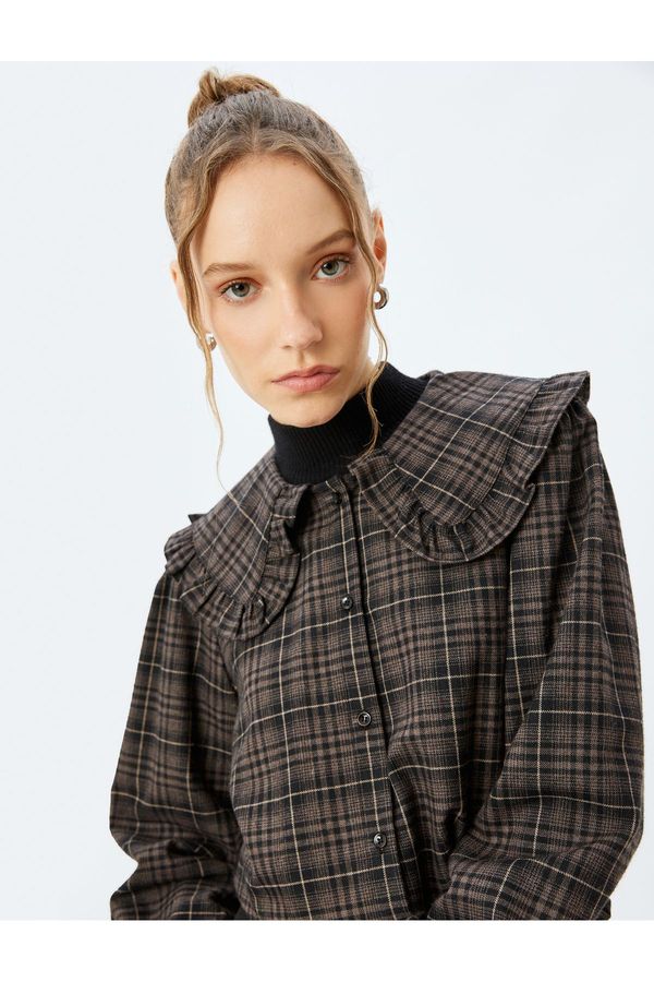 Koton Koton Short Sleeve Shirt Pocket Detailed Baby Collar