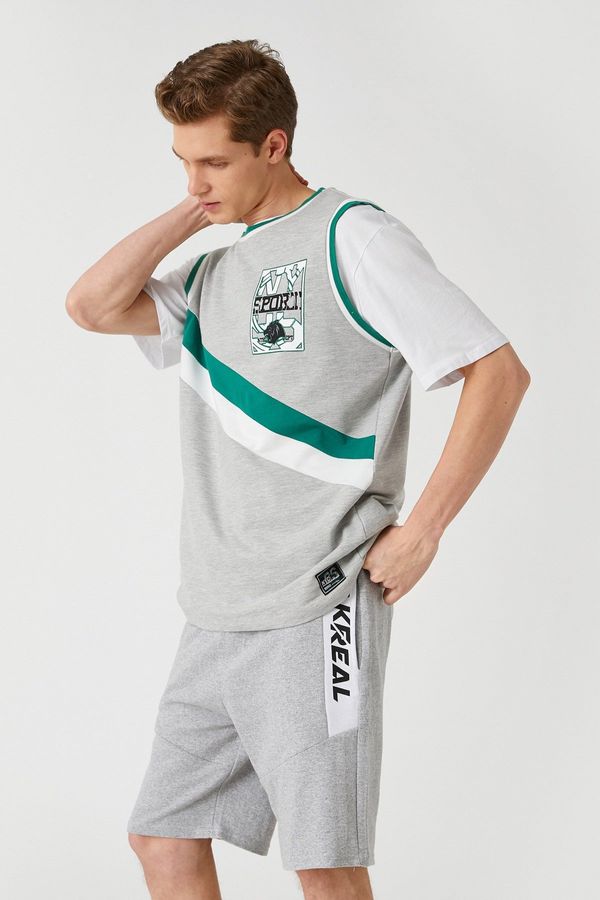 Koton Koton Slim Fit Paneled Shorts