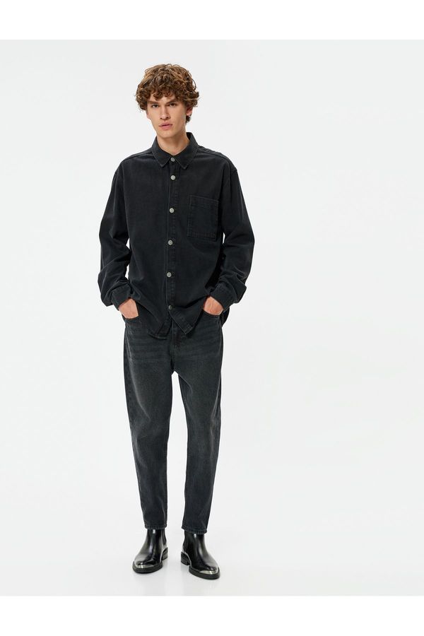 Koton Koton Standard Waist Loose Fit Jeans - Steve Jeans