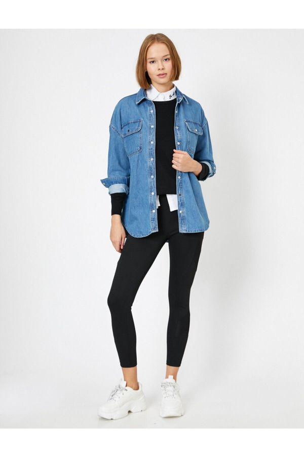 Koton Koton Stitching Detail Basic Leggings