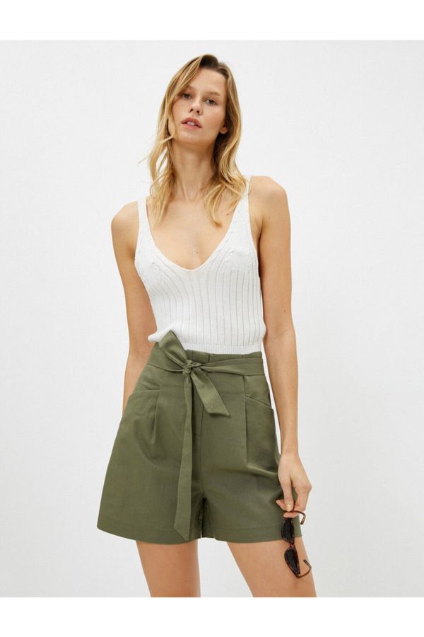 Koton Koton Strapon Shorts With Pocket