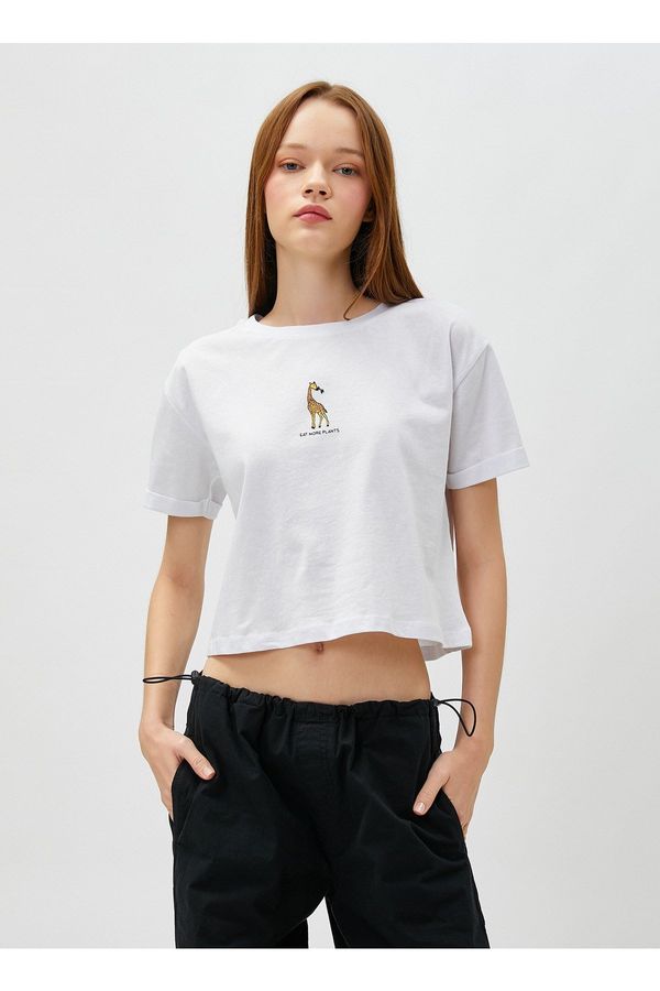 Koton Koton T-shirt, Xs, Off White