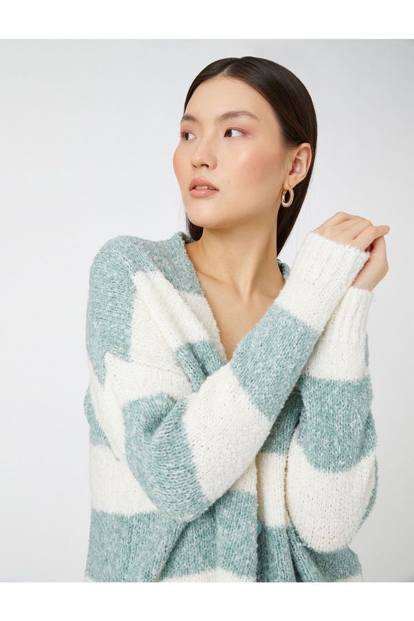 Koton Котон V-образно деколте жилетка с копчета