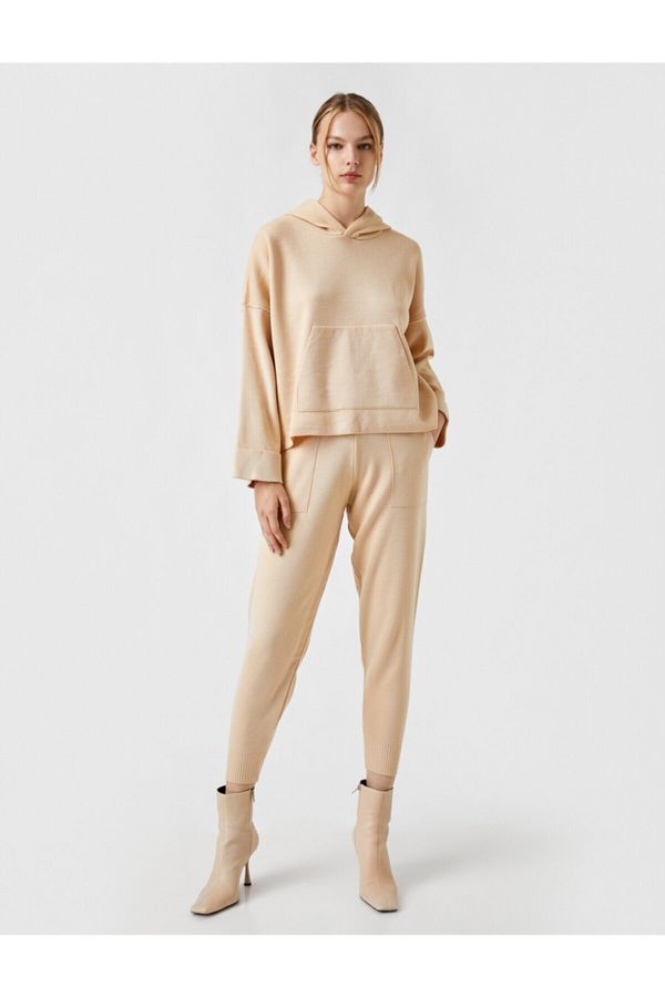 Koton Koton висока талия джогър панталони