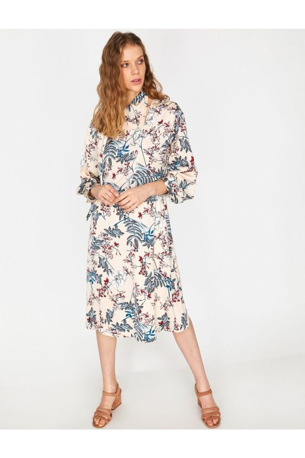 Koton Koton Women's Ecru Dress