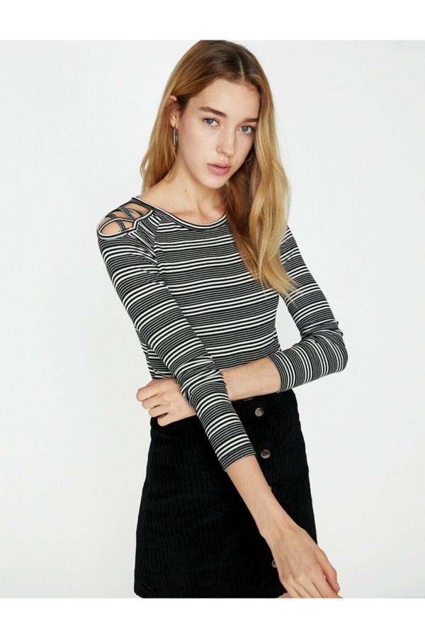 Koton Koton Women's Black T-Shirt