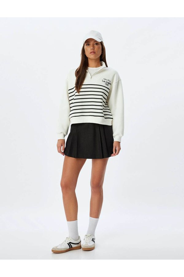 Koton Koton Women's Sweatshirt Ecru