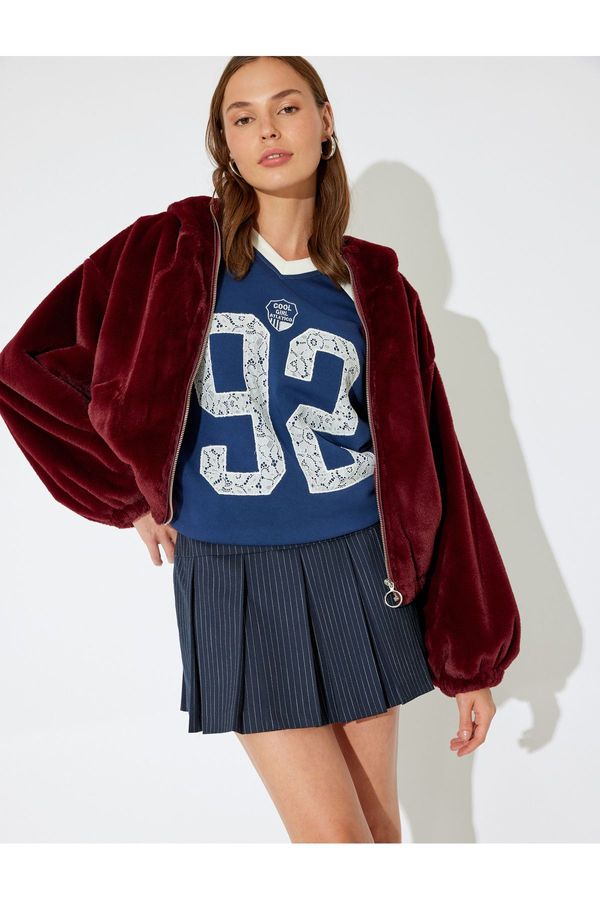 Koton Koton X Inji - Mini Pleated Button Detailed Short Skirt