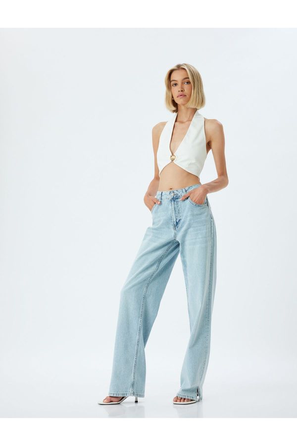 Koton Koton X Sibil Çetinkaya - Wide Leg Jeans