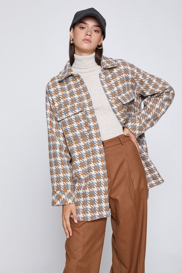 Koton Koton жените лост шарени яке
