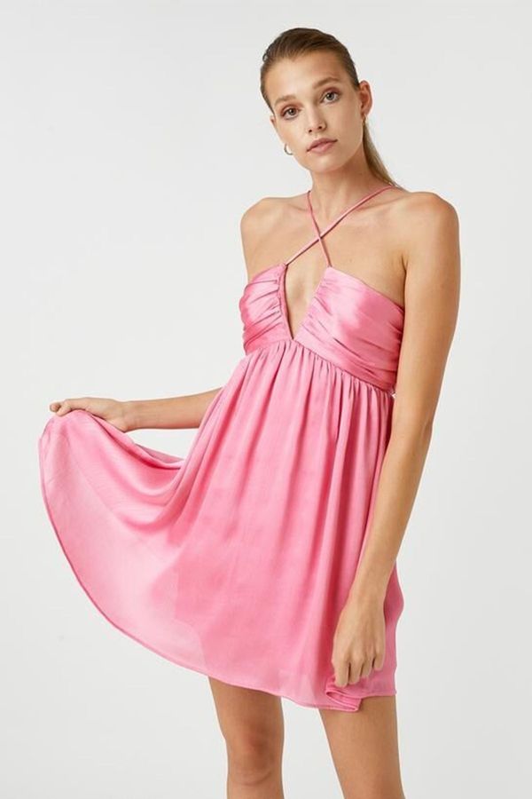 Koton Koton жените прозорец детайл мини рокля 2sak80144fw