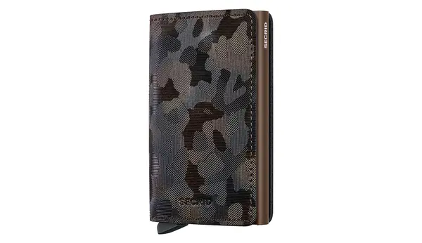 Secrid Кожен портфейл Secrid Slimwallet Jungle Brown